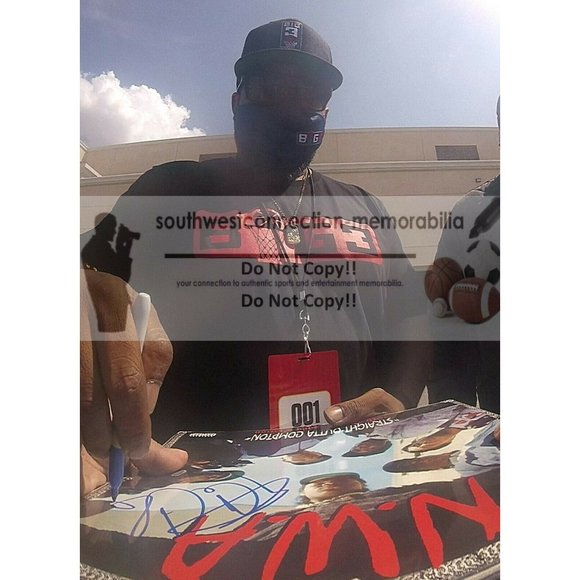 Ice Cube Yella Signed NWA Straight Outta Compton 20th Vinyl Record Album Beckett - Picture 2 of 13